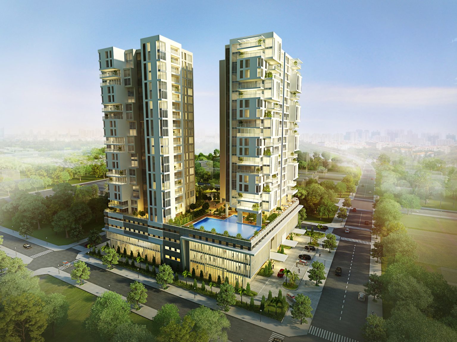 Downtown Condominiums Myanmar Concept Design by Archetype Group