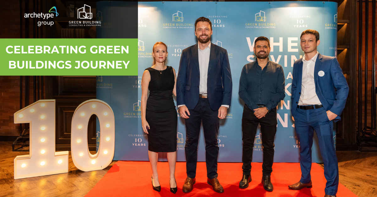 Archetype Thailand team (Marian Kusy, and Marco) at the GBCE's 10th anniversary celebration