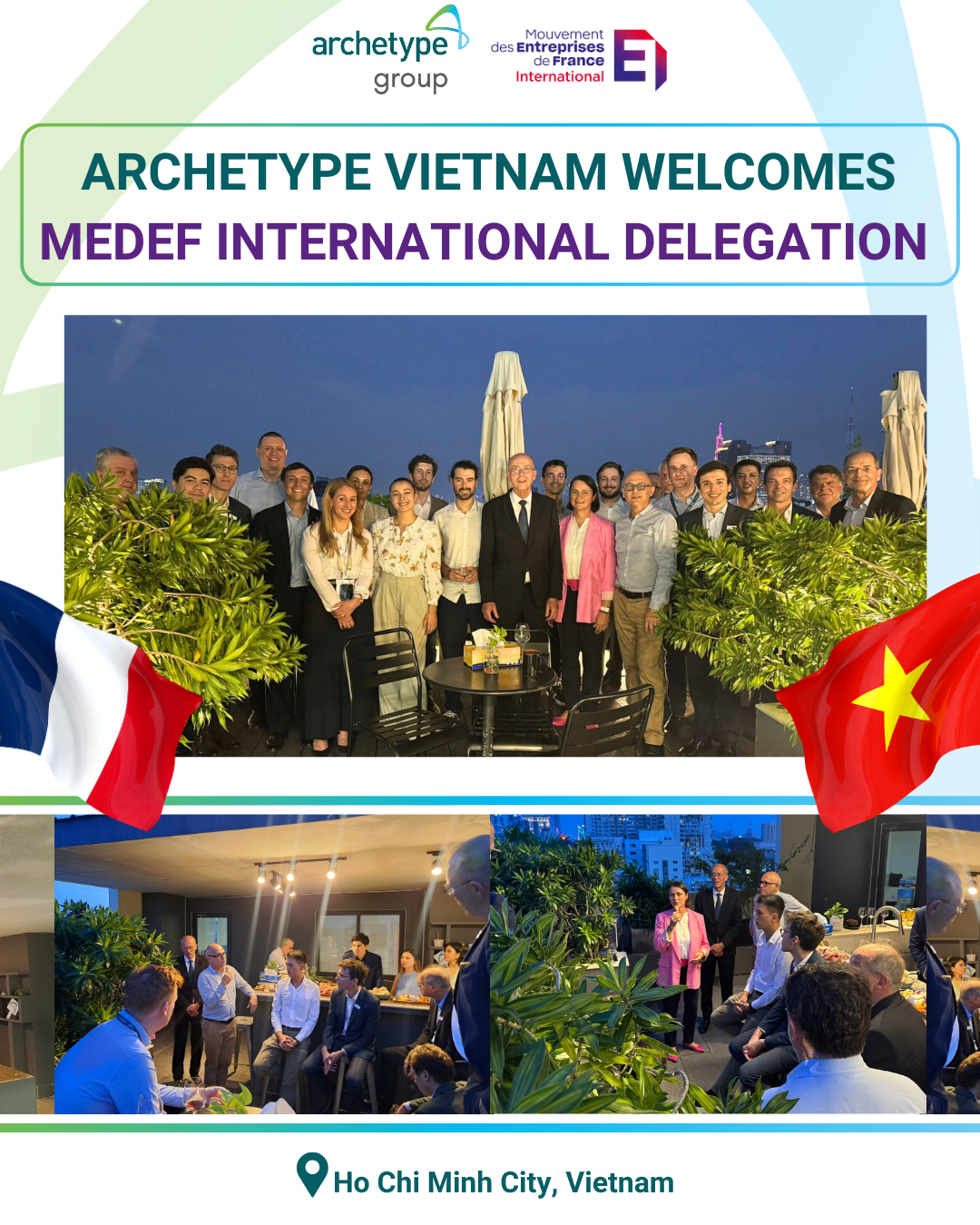 Archetype Vietnam Welcomes MEDEF Delegation in Ho Chi Minh City