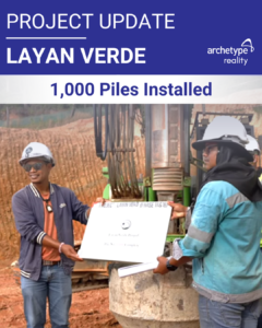 Layan Verde, Thailand: Phase 1 hits 1,000 pile milestone.