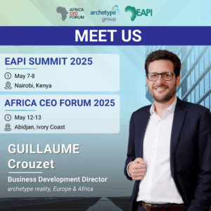 Guillaume Crouzet will be attending 12th Annual EAPI Summit and Africa CEO Forum 2025