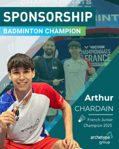 Badminton Champion: Arthur Chardain