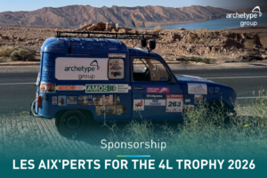 Sponsors Les Aix'Perts for the 4L Trophy