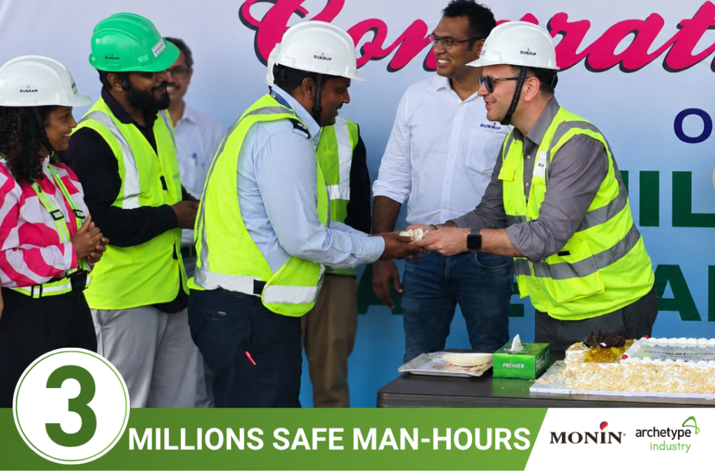 Celebrate 3 million safe man hours